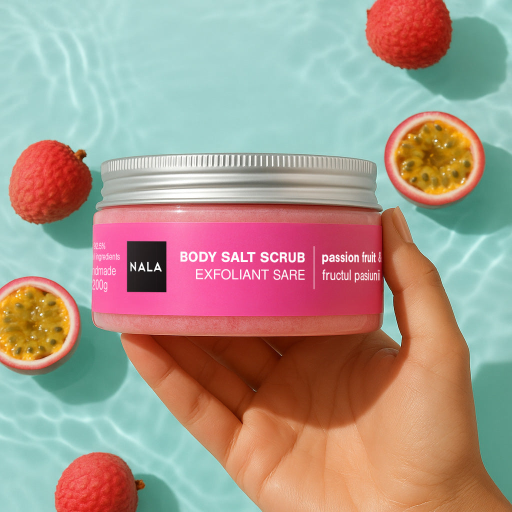 Scrub sare - Fructul Pasiunii & Litchi