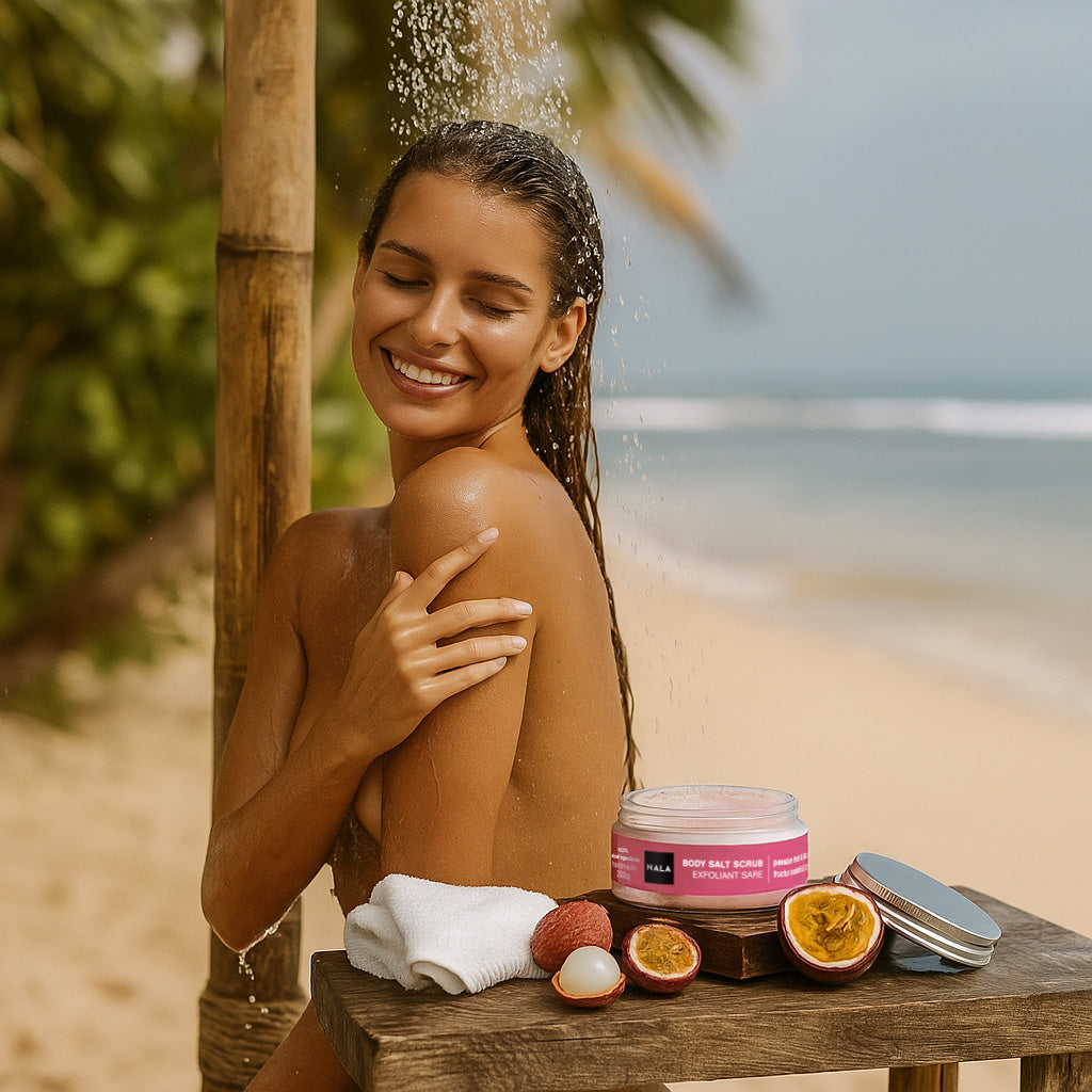 Scrub sare - Fructul Pasiunii & Litchi