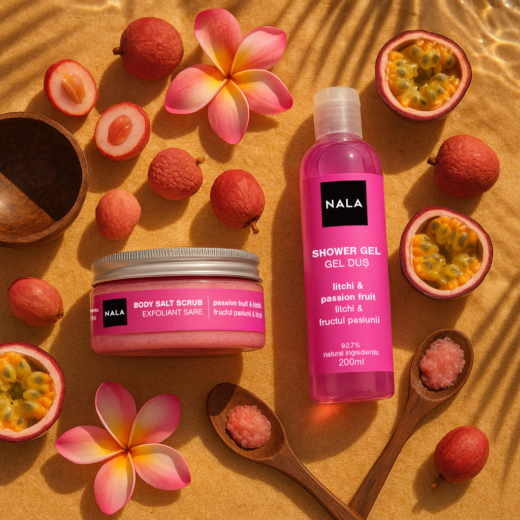 Scrub sare - Fructul Pasiunii & Litchi
