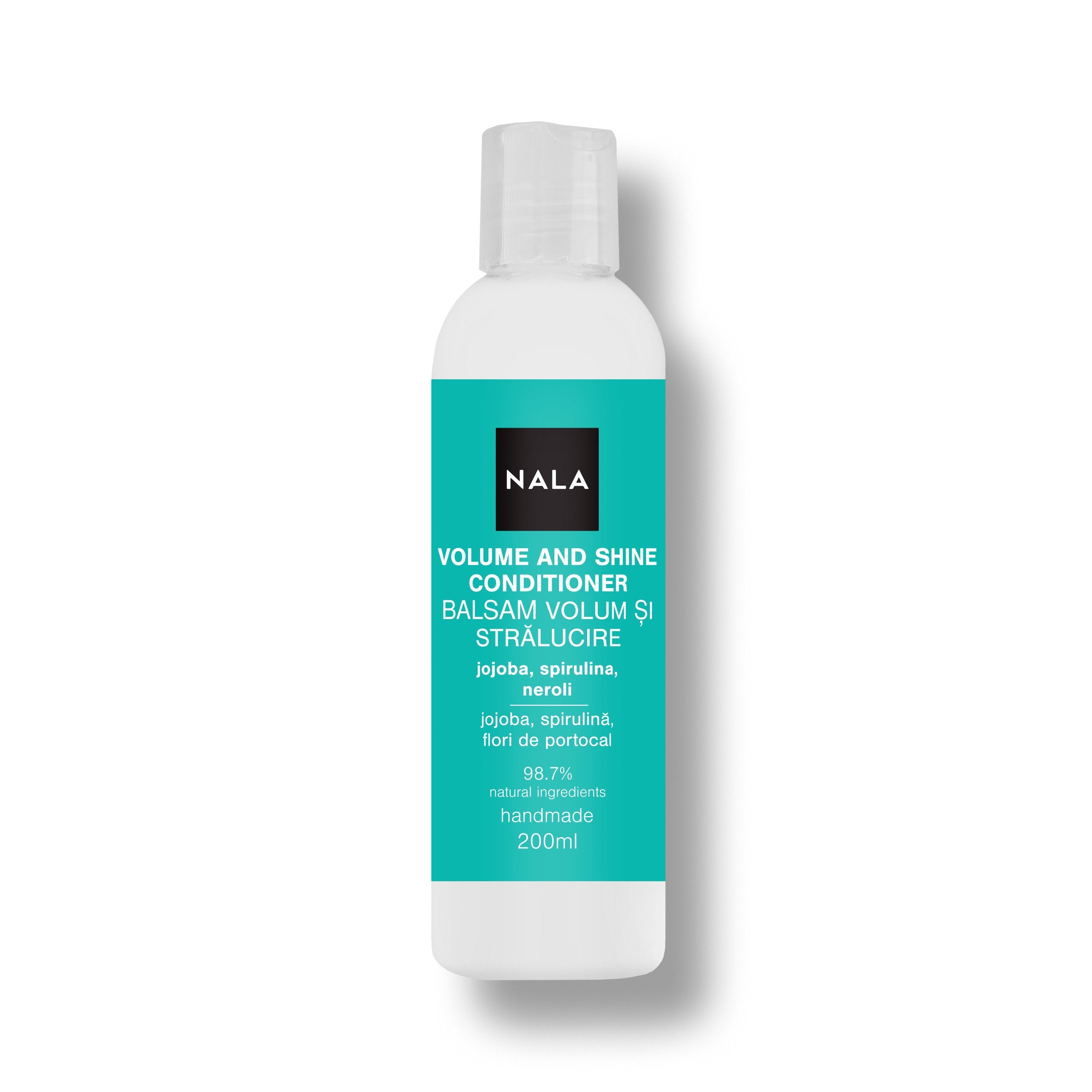 Balsam Păr Volum & Strălucire - Jojoba, Spirulină, Flori Portocal