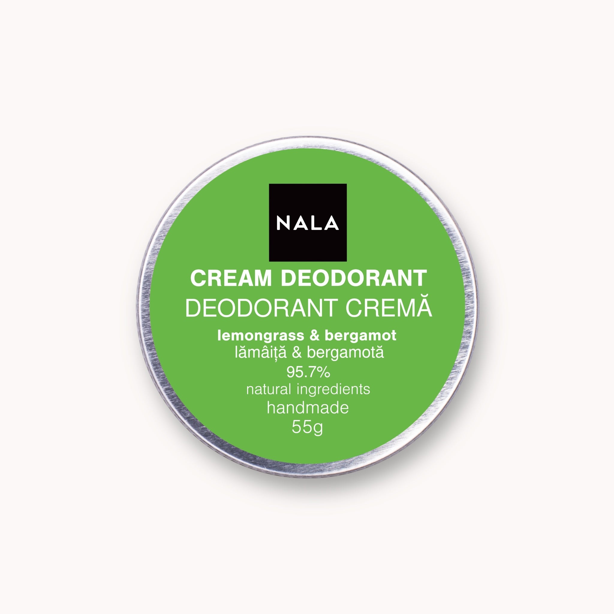 Deodorant Cremă - Bergamotă & Lămâiță