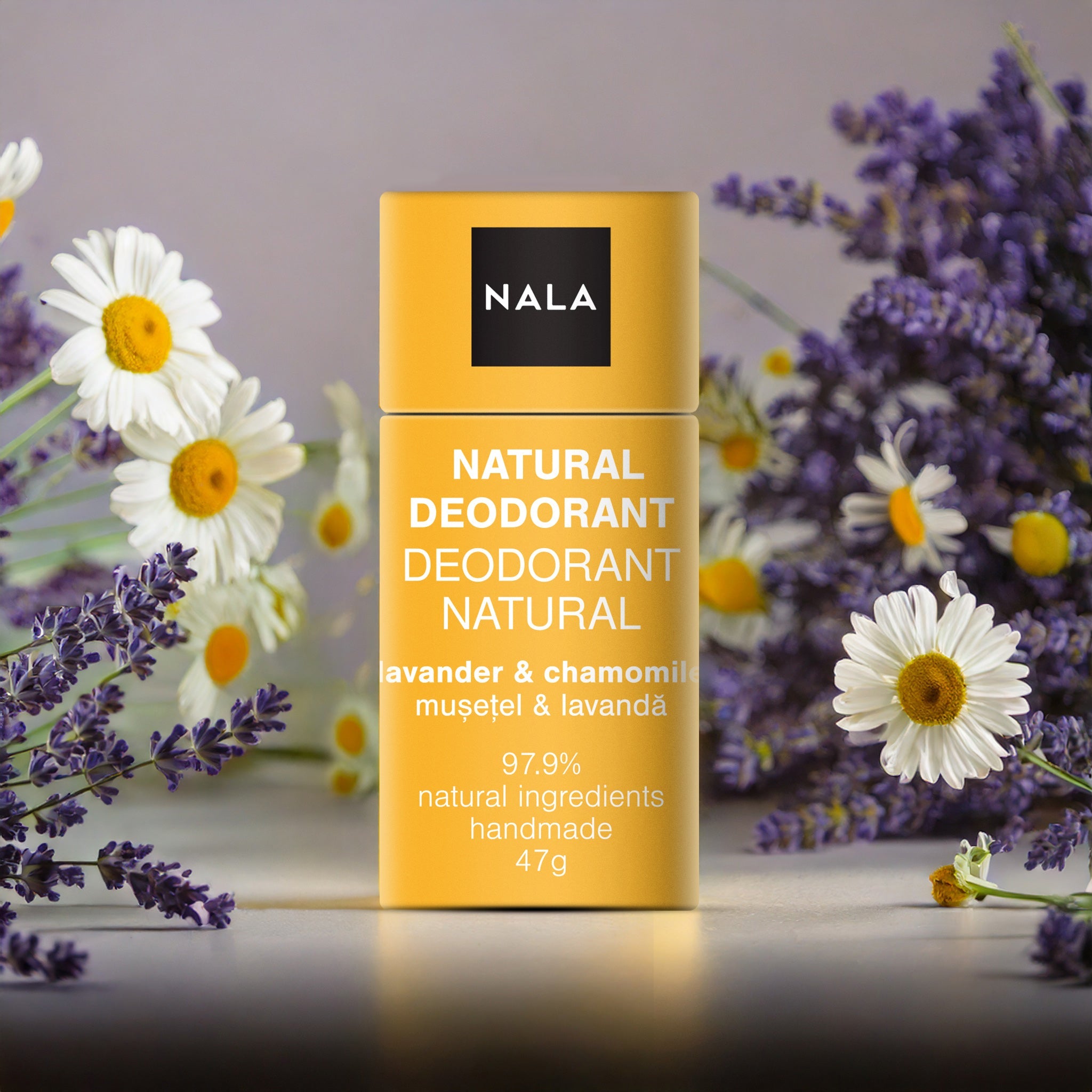 Deodorant Natural Stick - Mușețel & Lavandă