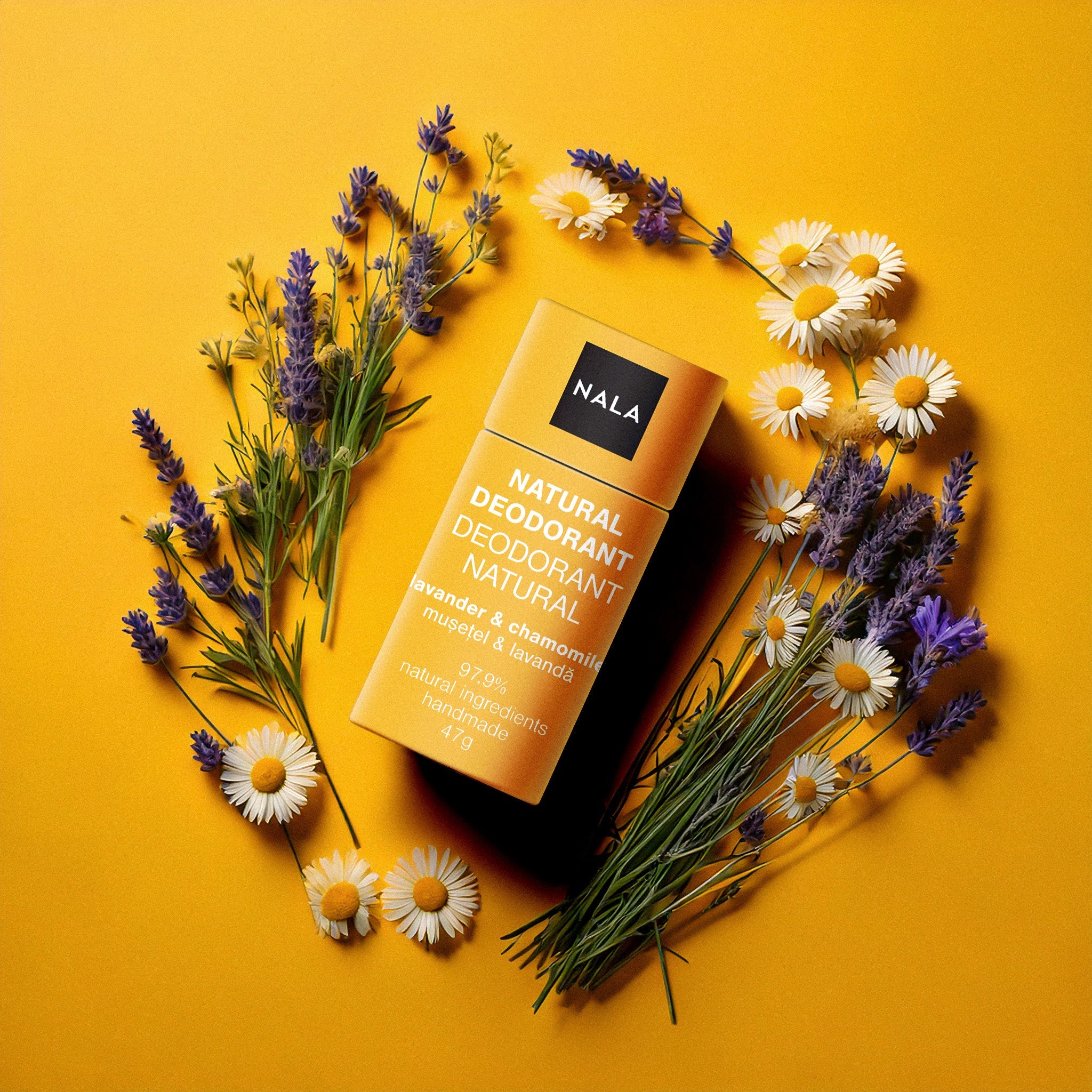 Deodorant Natural Stick - Mușețel & Lavandă