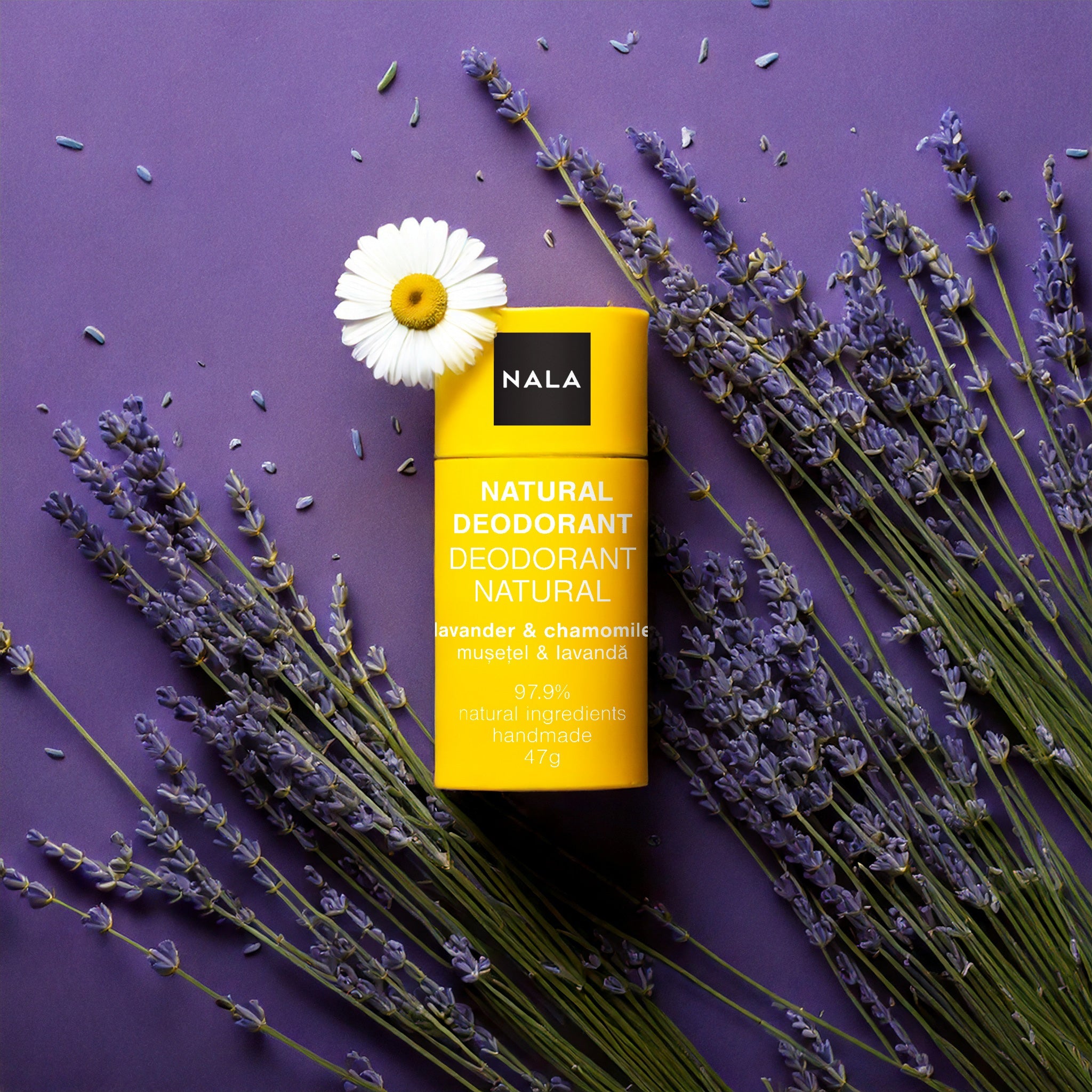 Deodorant Natural Stick - Mușețel & Lavandă