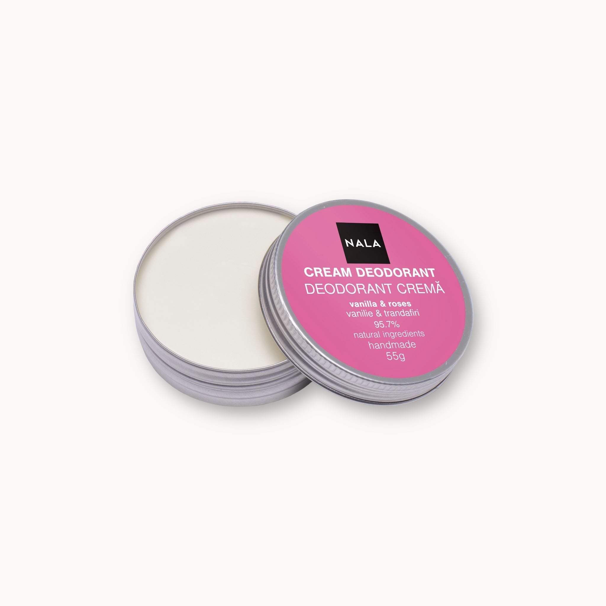 Deodorant Cremă - Vanilie & Trandafiri