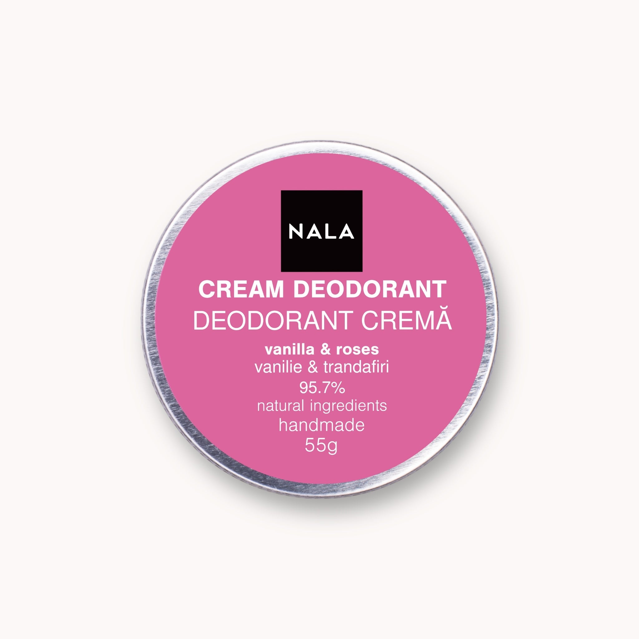 Deodorant Cremă - Vanilie & Trandafiri