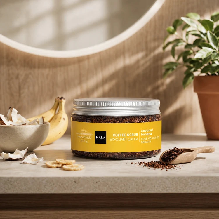 Scrub CAFEA - Nucă de Cocos & Banană