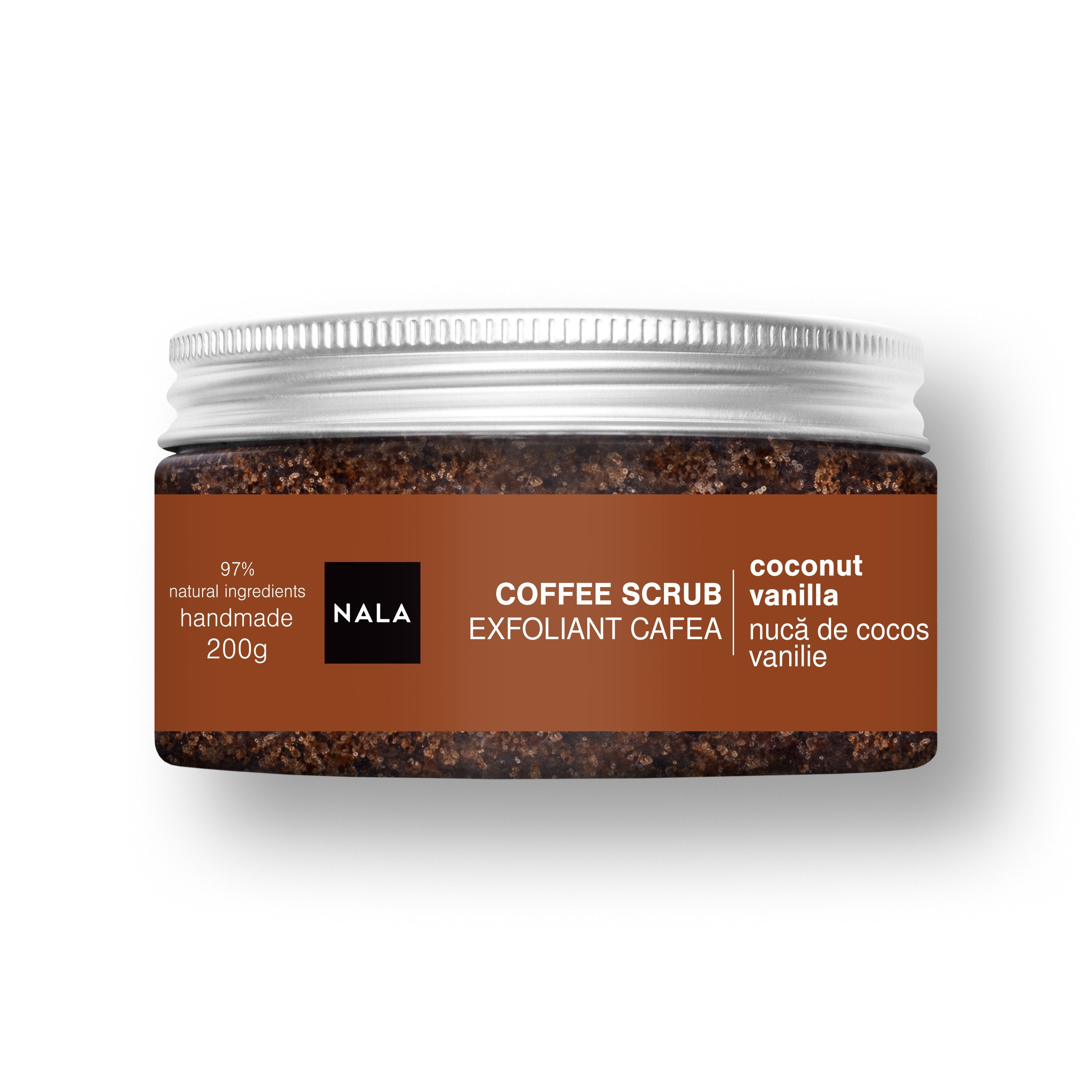 Scrub CAFEA - Nucă de Cocos & Vanilie