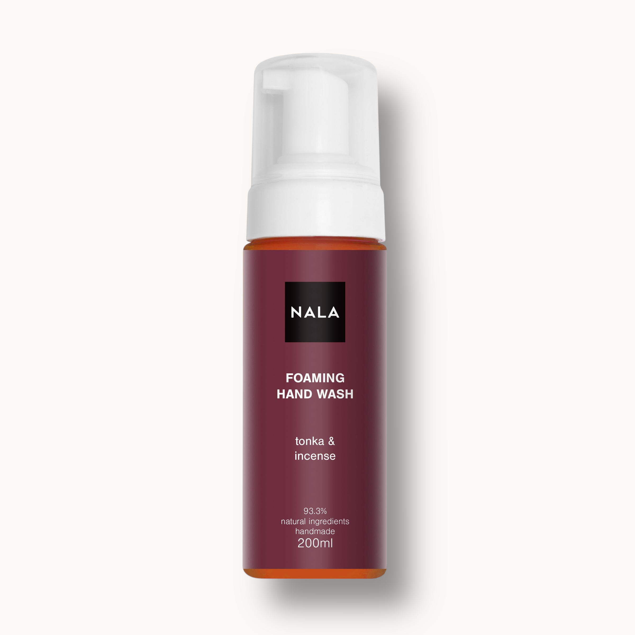 Săpun Natural de mâini Spumă - Boabe Tonka & Tămâie