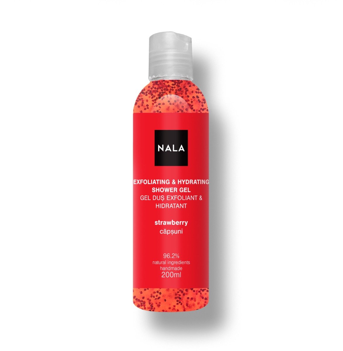 Gel de duș Exfoliant Hidratant - Căpșuni