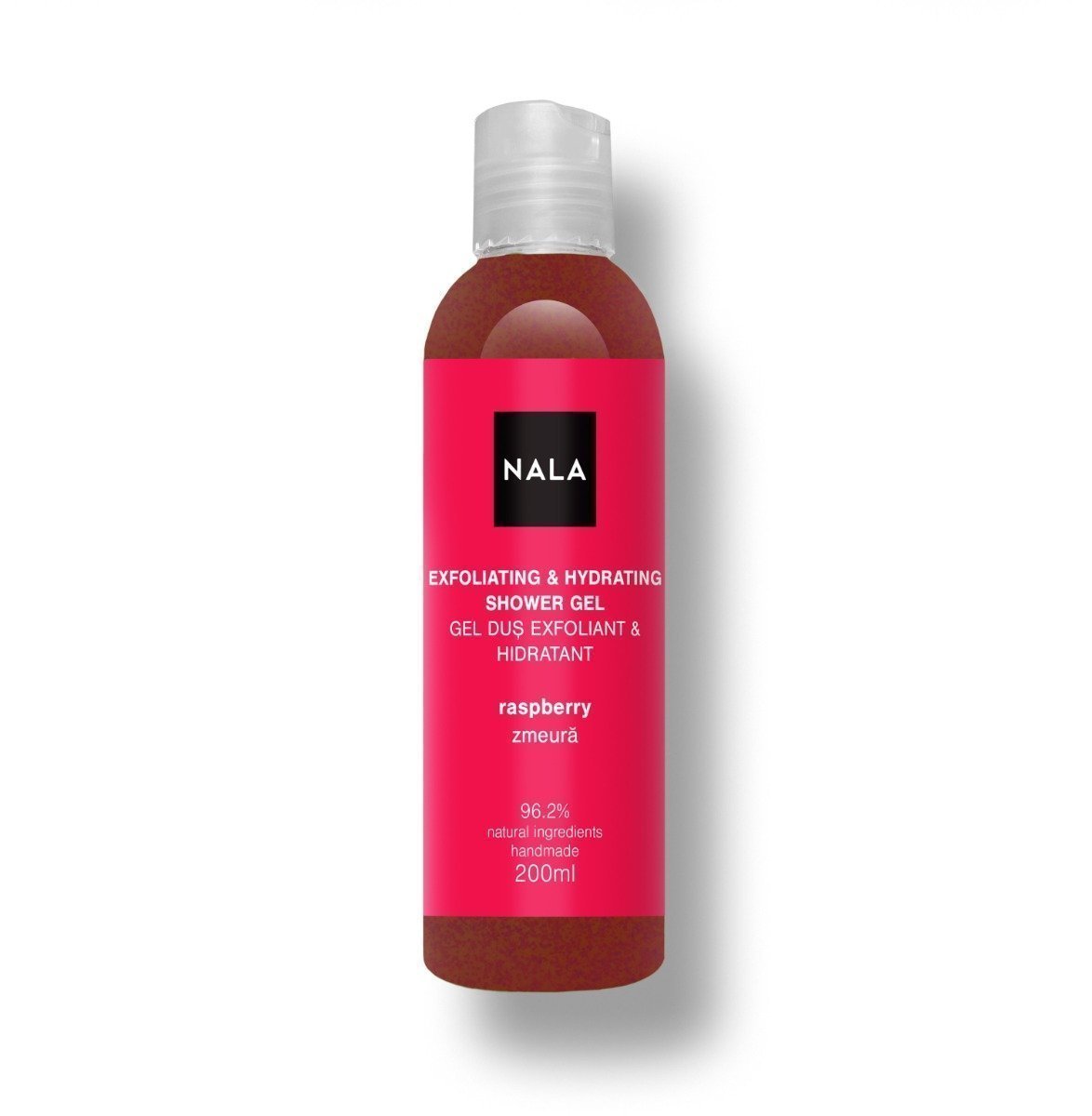 Gel de duș Exfoliant Hidratant - Zmeură
