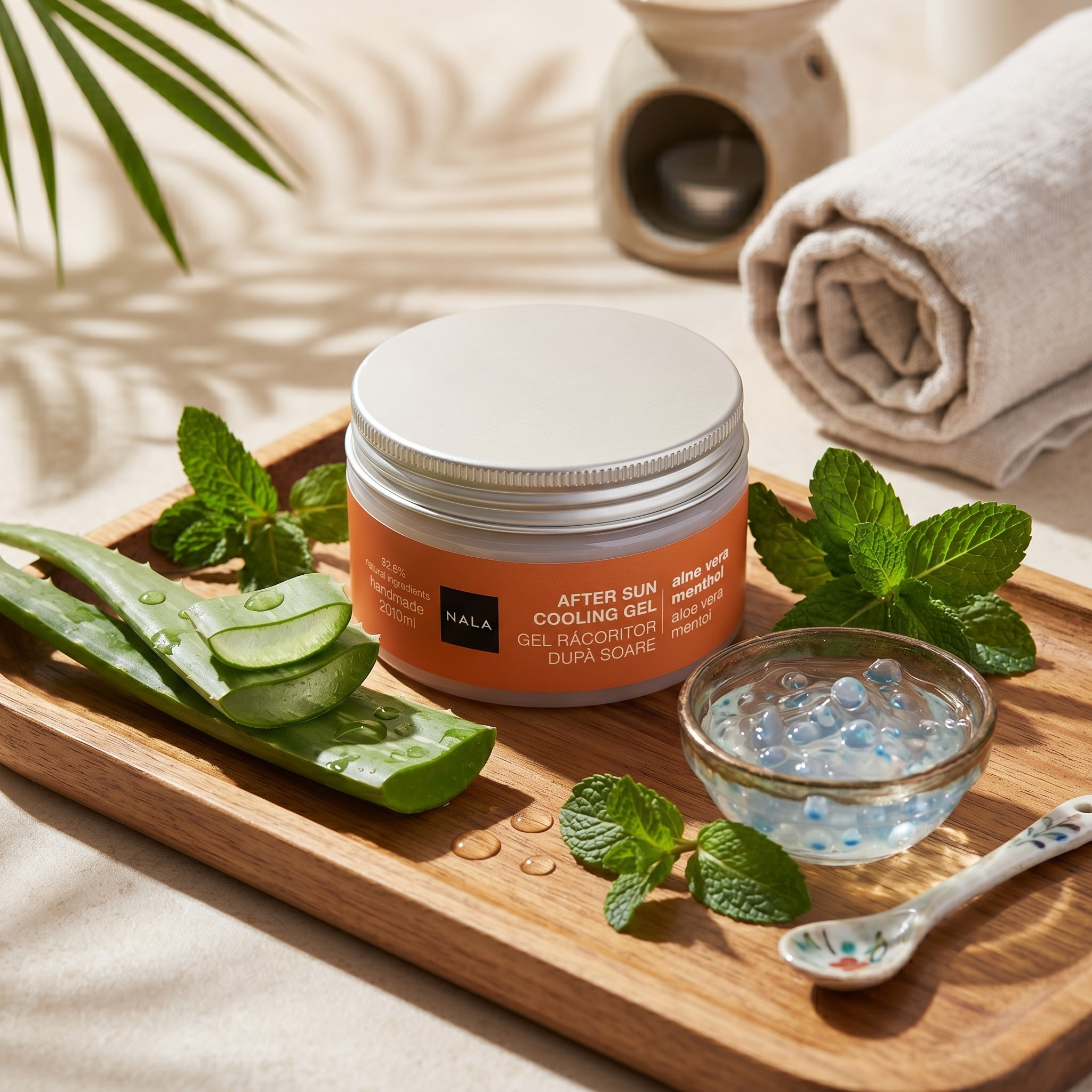 Gel Răcoritor după soare - Aloe Vera & Mentol
