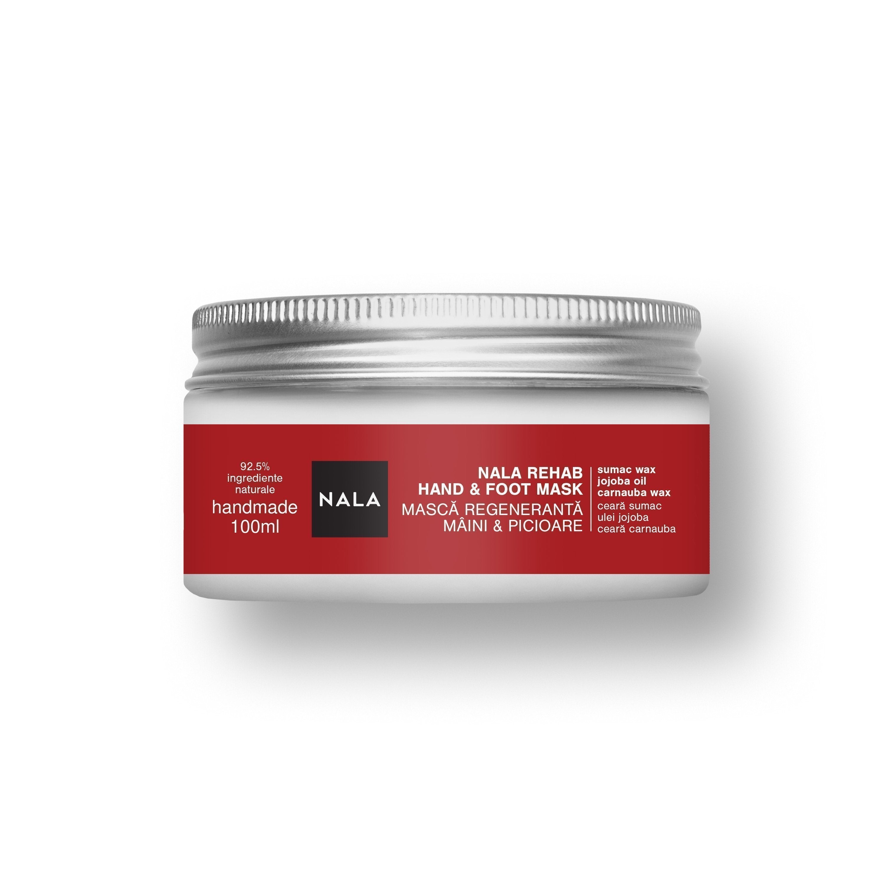 Mască Regenerantă Mâini & Picioare -Ceară Sumac, Carnauba, Jojoba