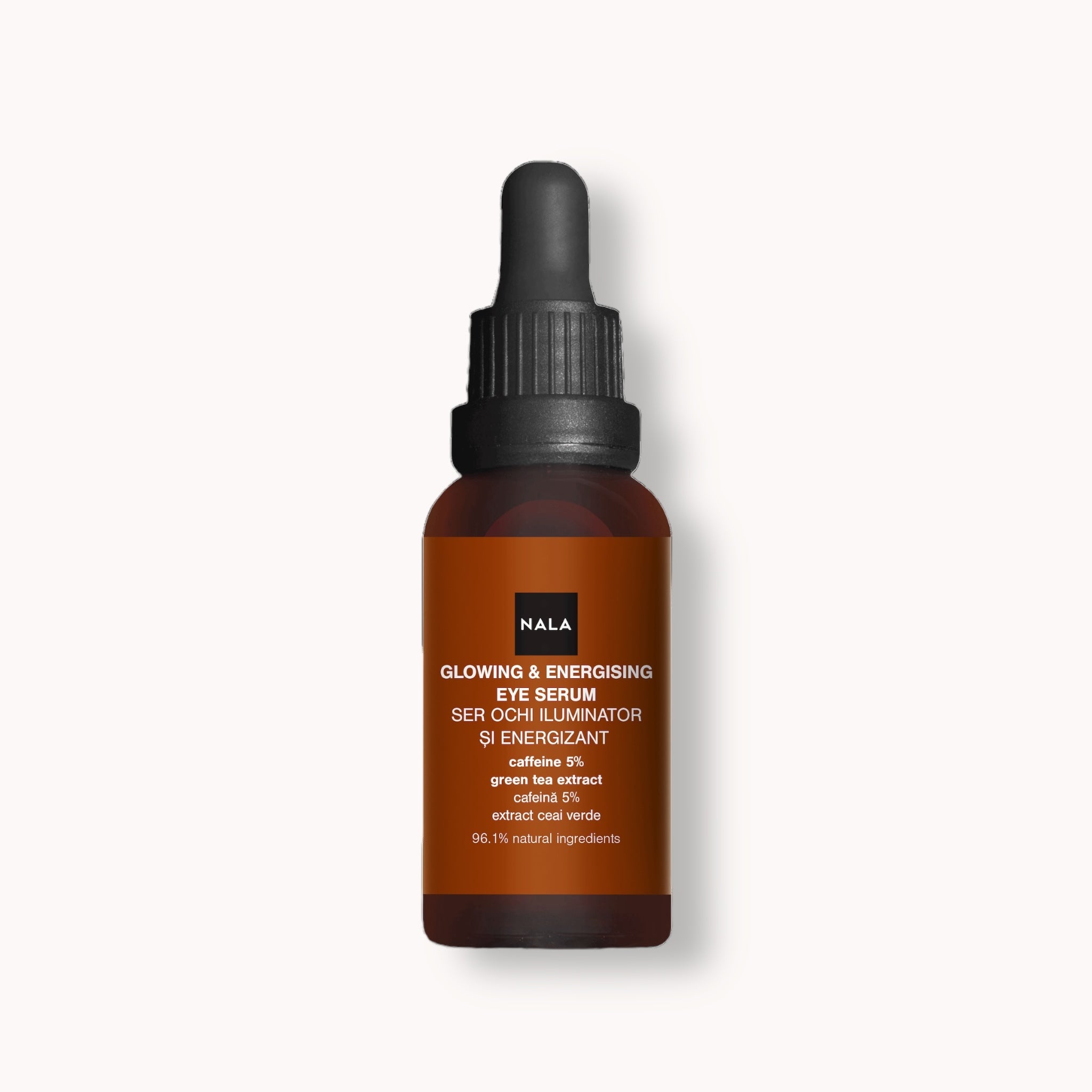 Ser ochi iluminator si energizant - Cafeina 5% + Extract Ceai Verde