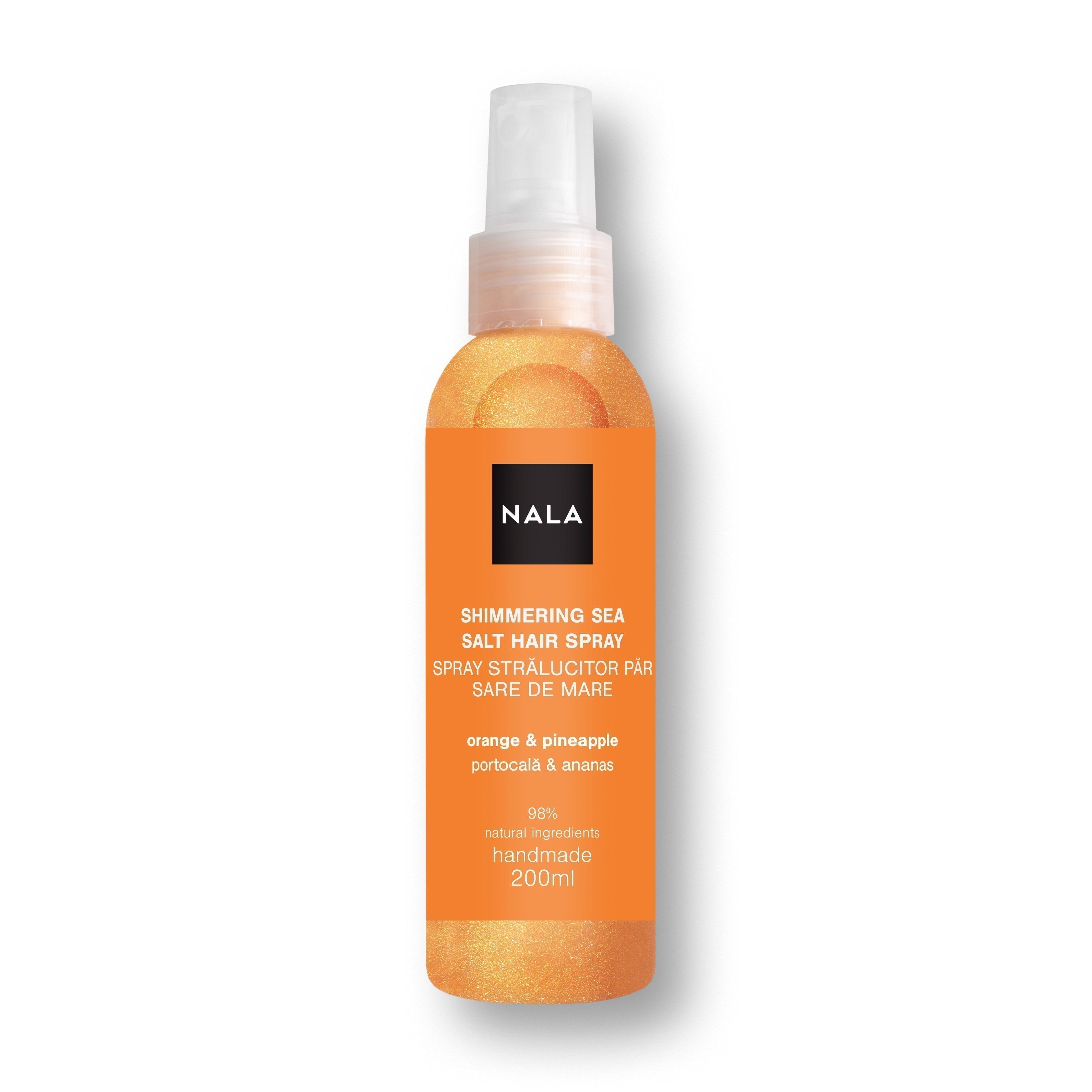 Spray Strălucitor Păr Sare de Mare - Portocală & Ananas