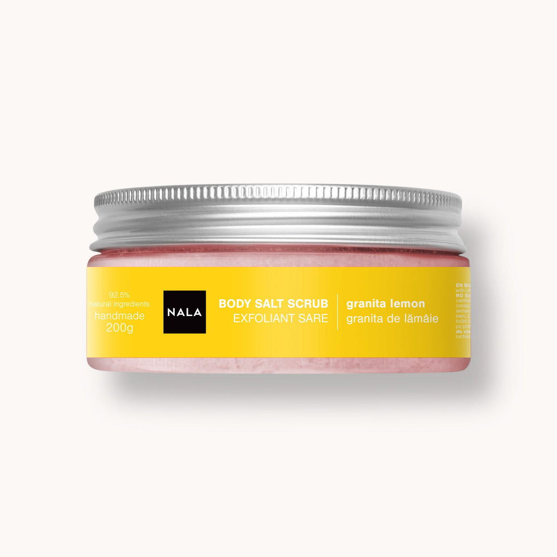 Scrub sare - Granita de Lămâie