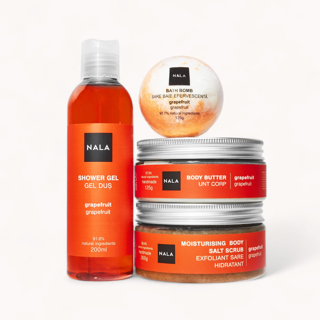 Set CADOU Hidratare și Exfoliere PLUS - Grapefruit