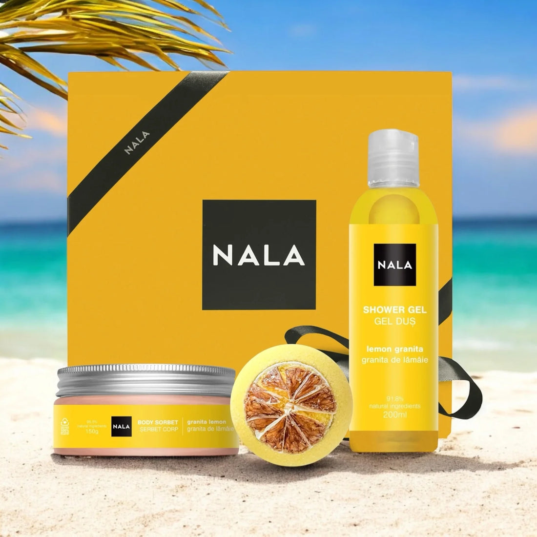 Set Baie &amp; Hidratare – Granita de Lămâie