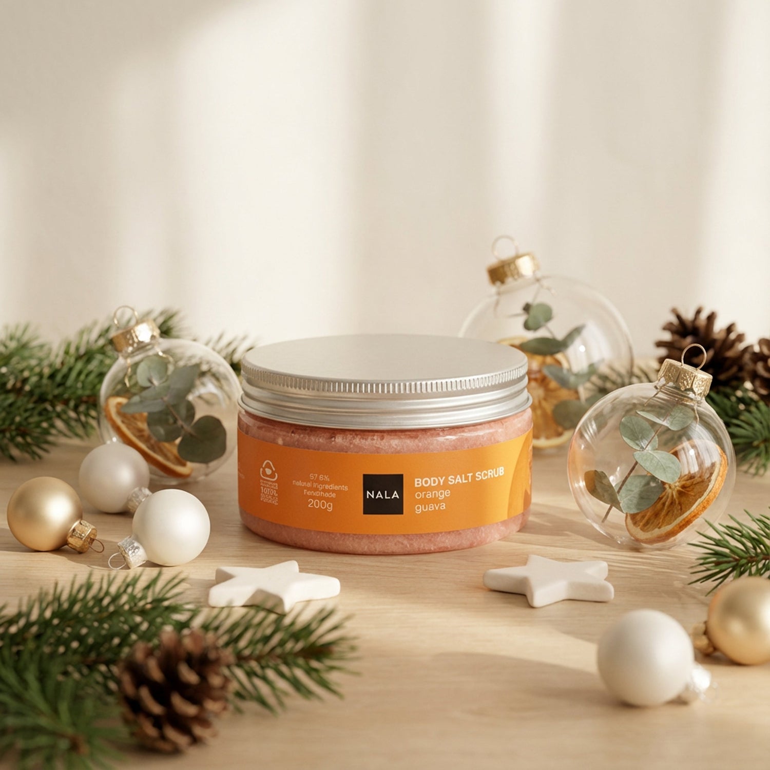 Scrub Sare - Portocală &amp; Guava