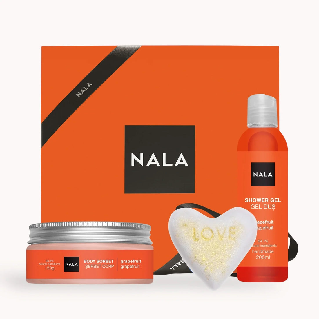 Set CADOU Baie &amp; Hidratare - Grapefruit - LOVE