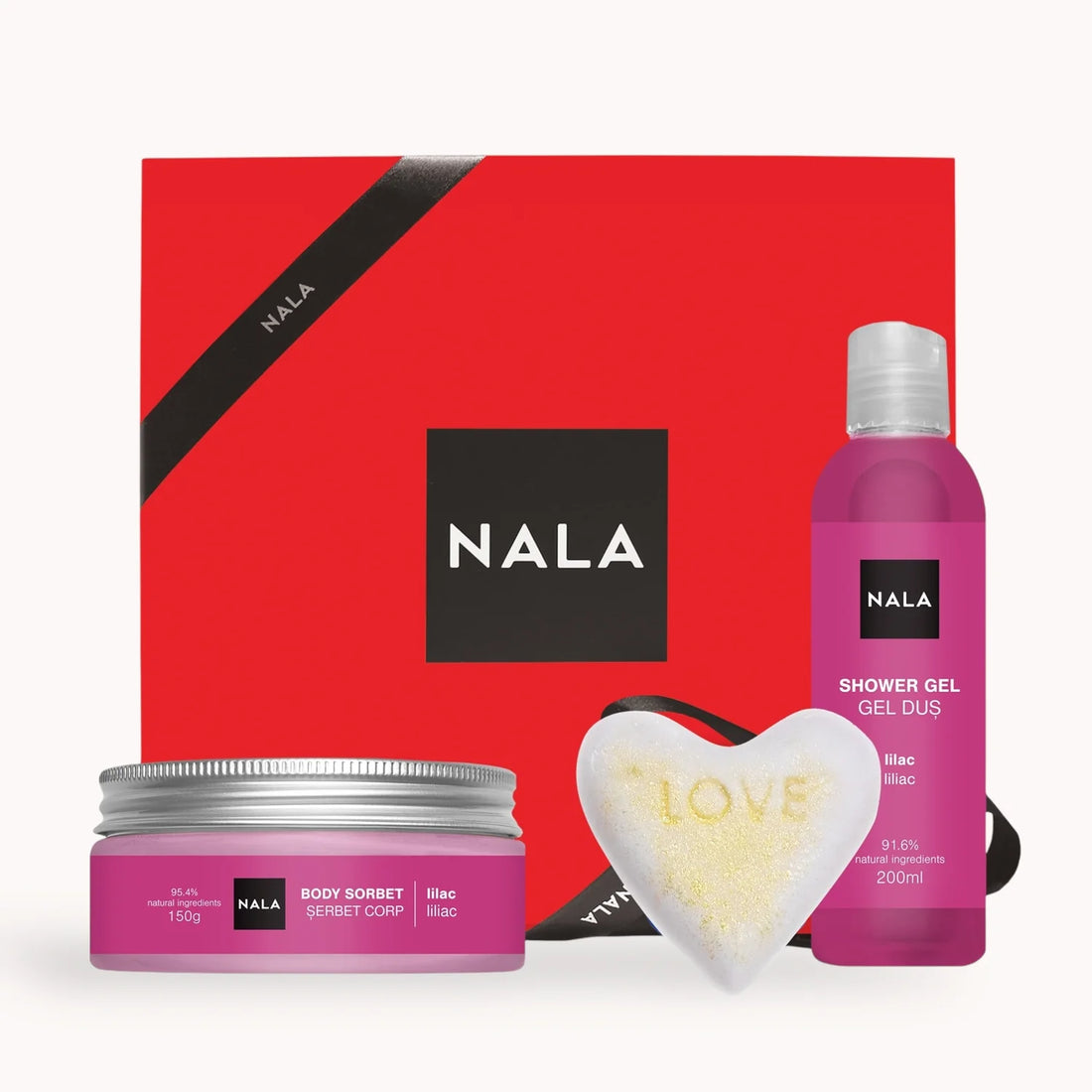 Set CADOU Baie &amp; Hidratare - Liliac - LOVE
