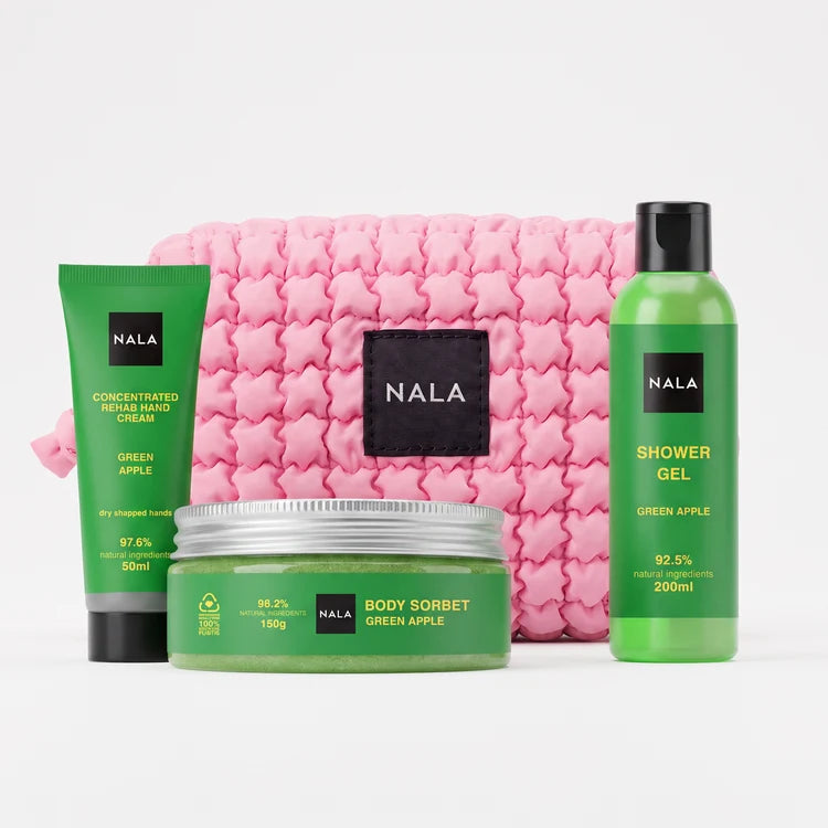 Set Baie și Îngrijire Puffy - Măr Verde