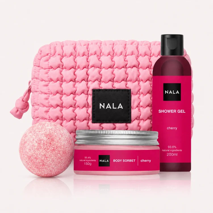 Set Baie și Relaxare Puffy - Cireșe