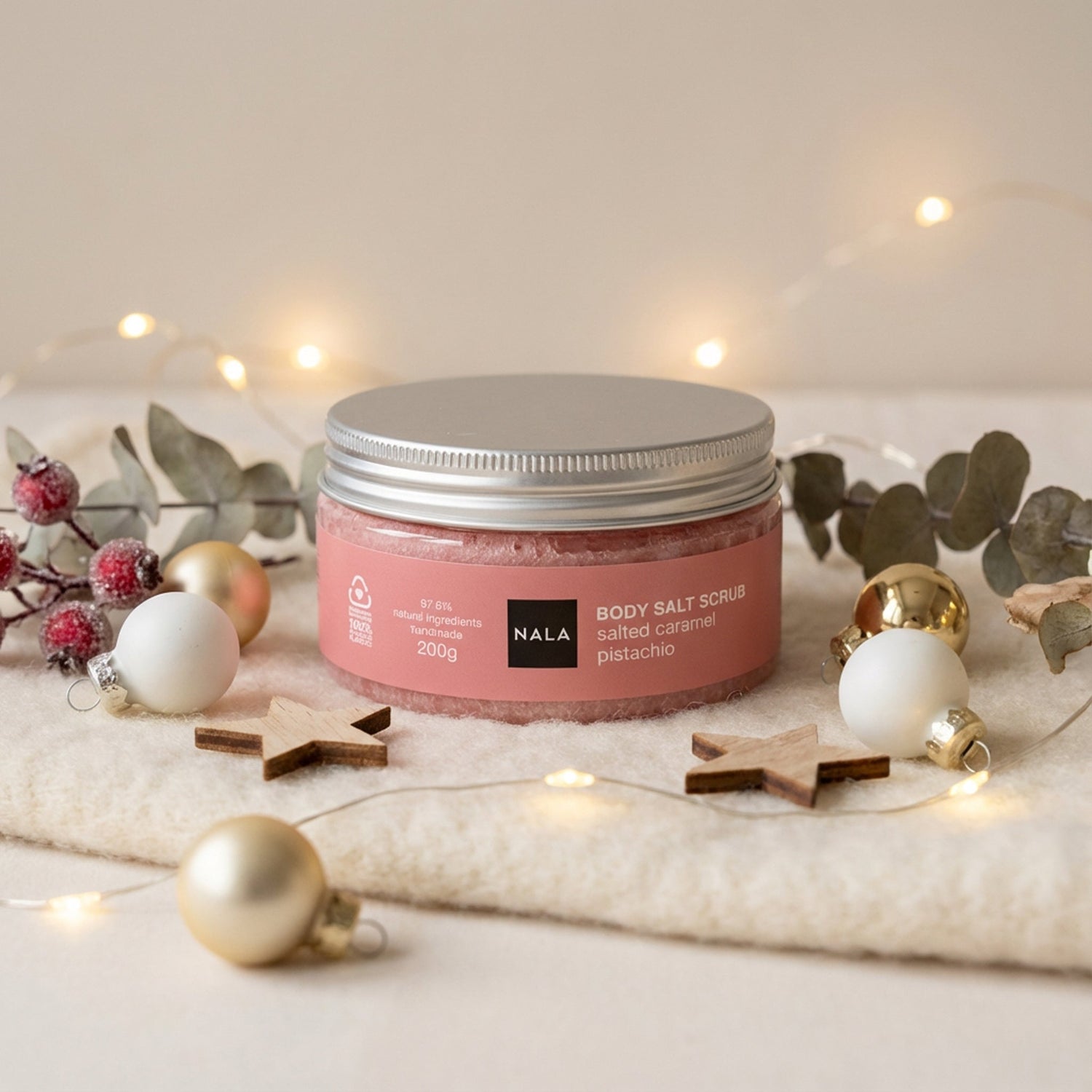 Scrub Sare - Caramel Sărat &amp; Fistic