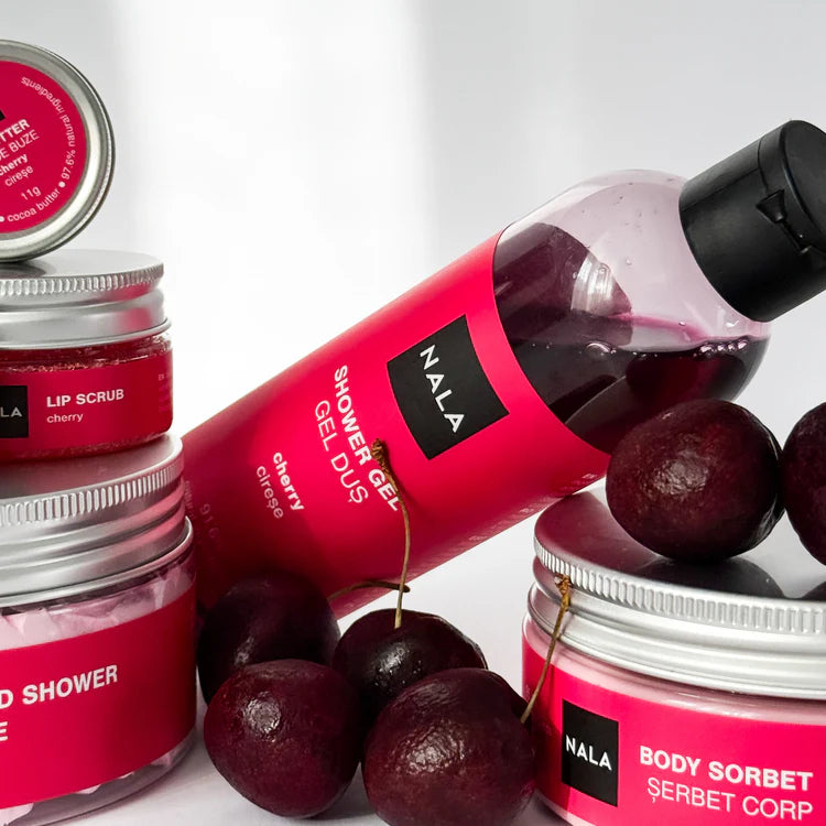 Set CADOU Răsfăț Romantic - Cireșe (Șerbet)