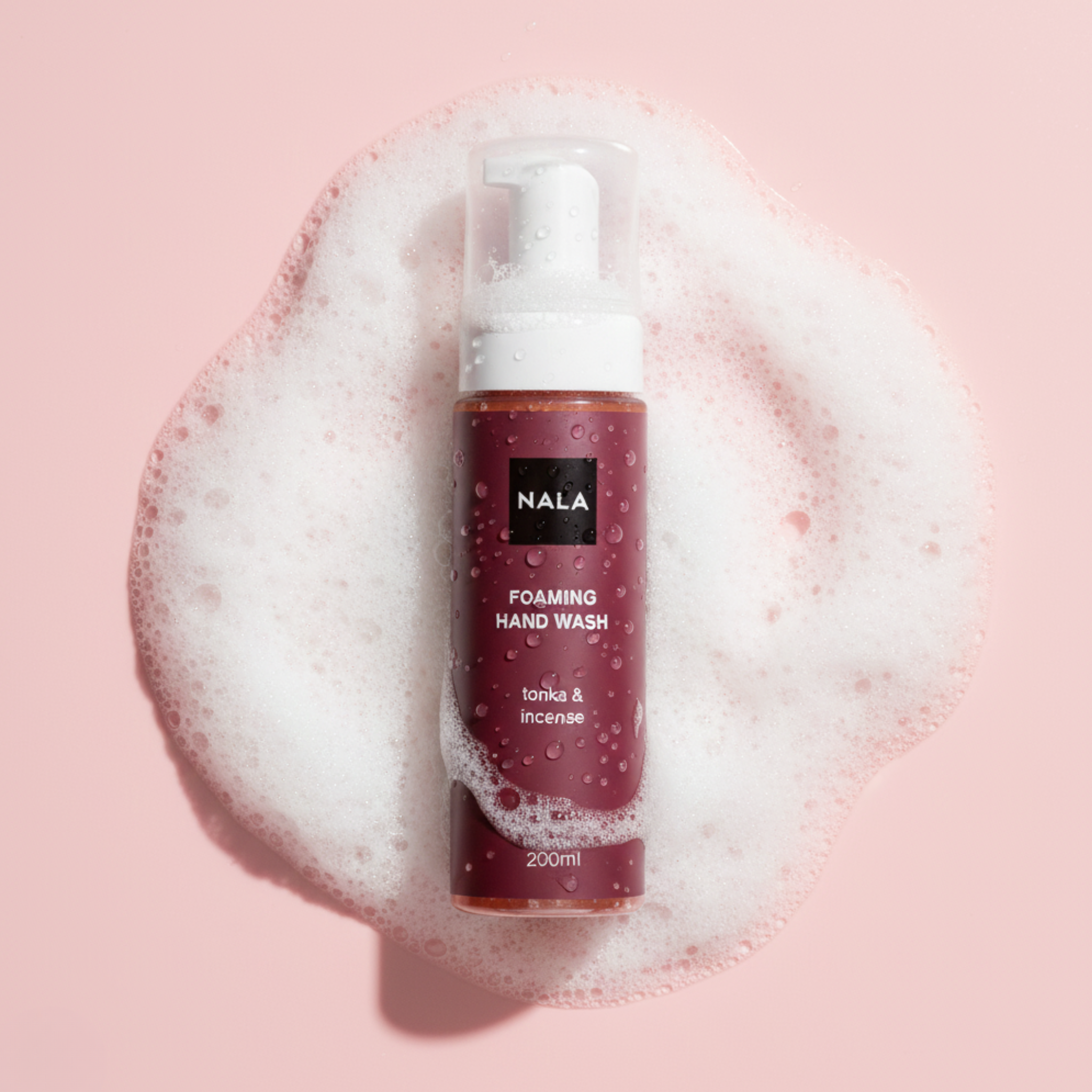 Săpun Natural de mâini Spumă - Boabe Tonka &amp; Tămâie