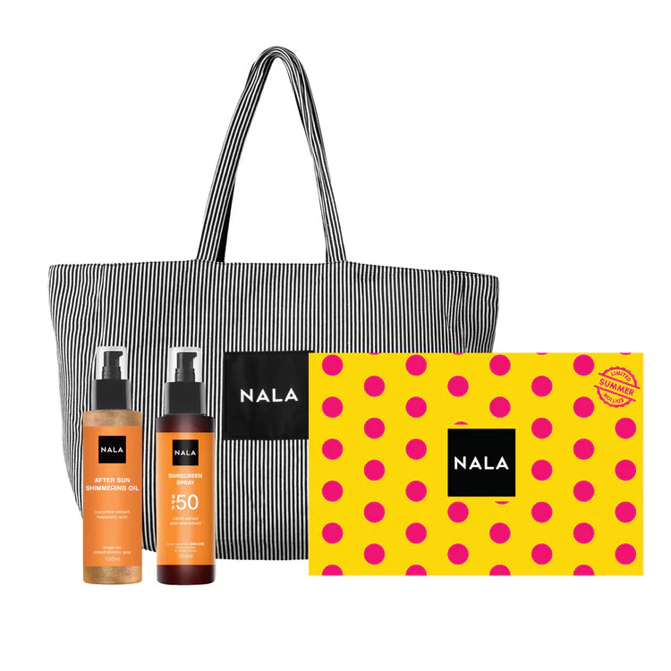 Tote vacanță bronz strălucitor SPF 50