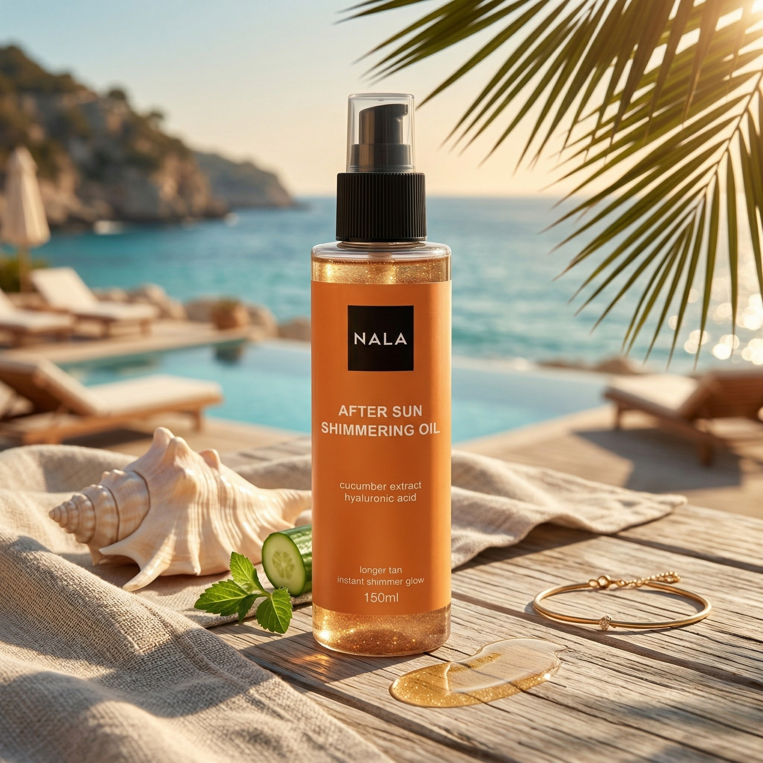 After Sun Strălucitor - Acid Hialuronic &amp; Extract de Castravete