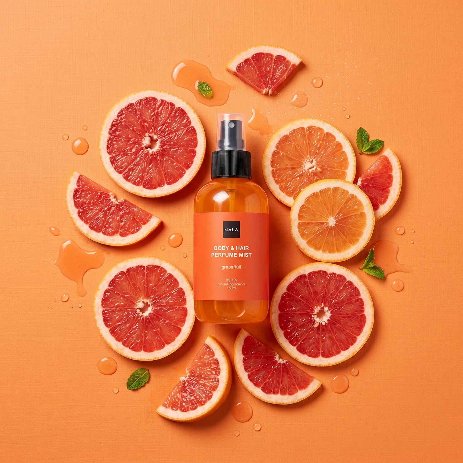 Apă Parfumată Corp &amp; Păr - Grapefruit