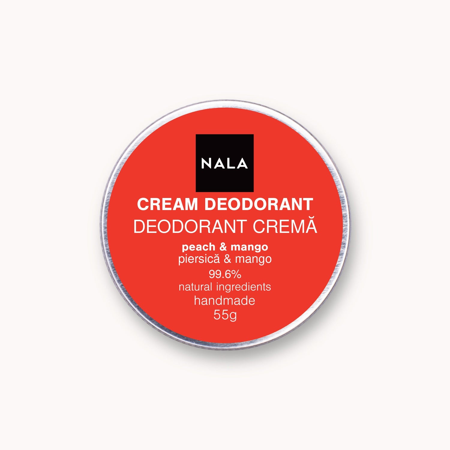 Deodrant Cremă - Piersică &amp; Mango