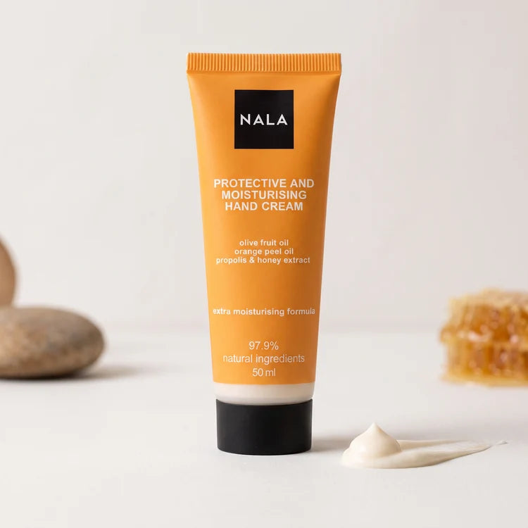 Cremă Mâini Protectivă și Hidratantă - Ulei Măsline, Propolis, Miere, Ulei Esențial Portocale