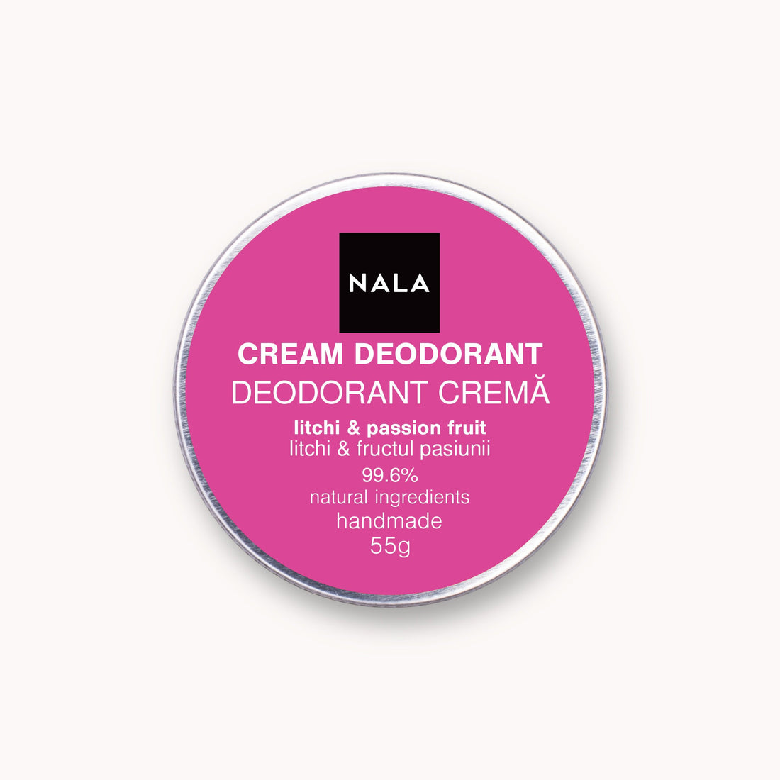 Deodorant Cremă - Fructul Pasiunii &amp; Litchi