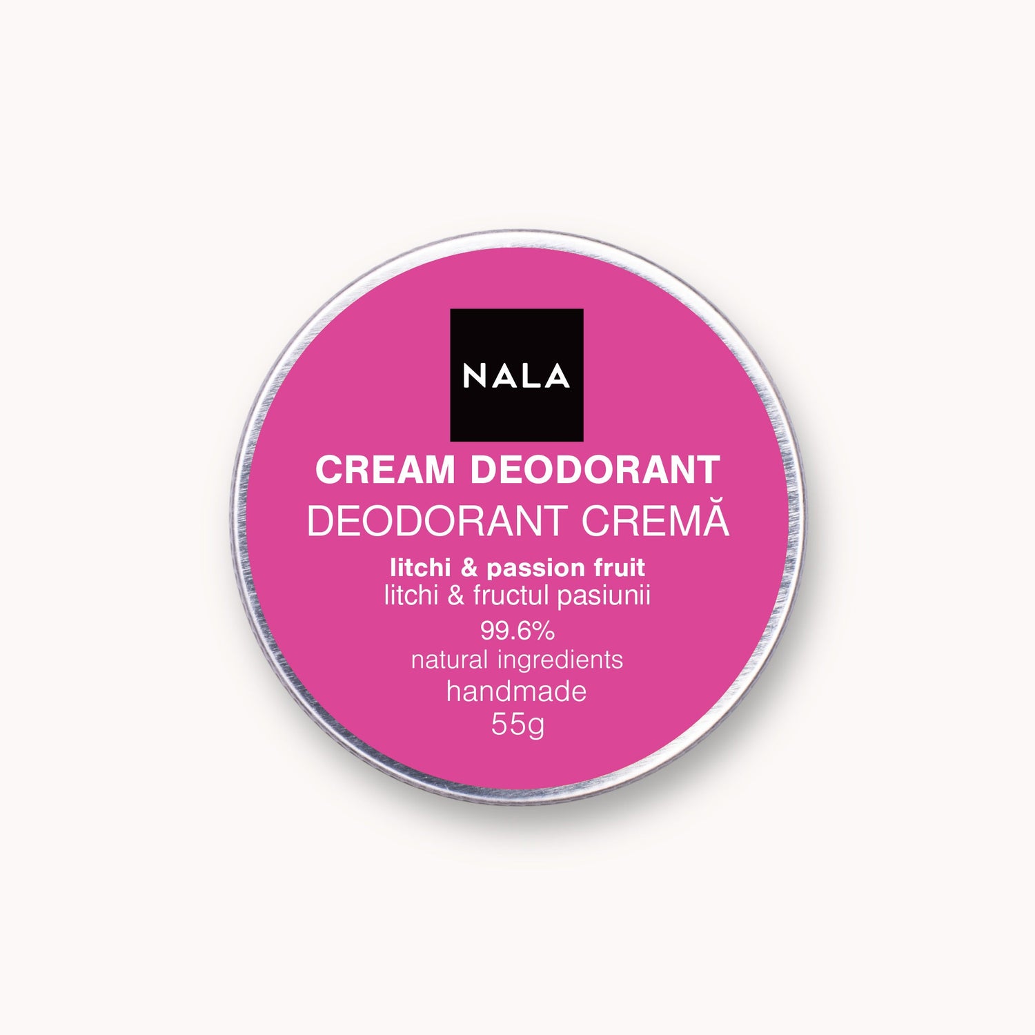 Deodorant Cremă - Fructul Pasiunii &amp; Litchi