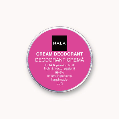 Deodorant Cremă - Fructul Pasiunii &amp; Litchi