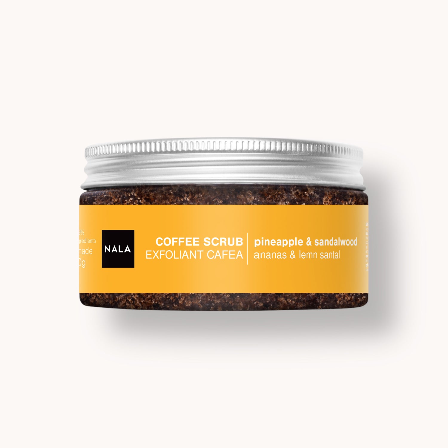 Scrub CAFEA - Ananas &amp; Lemn Santal