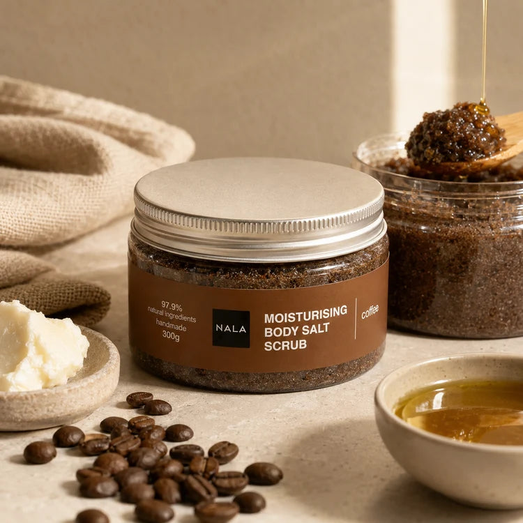 Scrub Sare Hidratant - Cafea