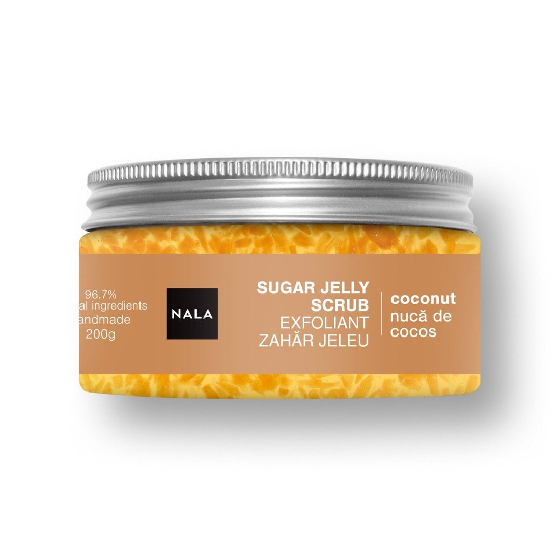 Exfoliant Zahăr Jeleu - Nucă de Cocos