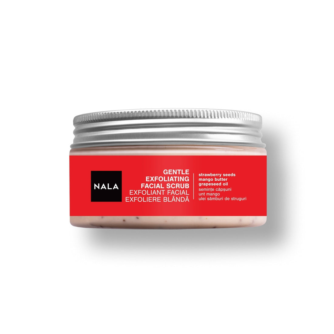 Exfoliant Facial - Exfoliere Blândă - Căpșuni &amp; Unt Mango