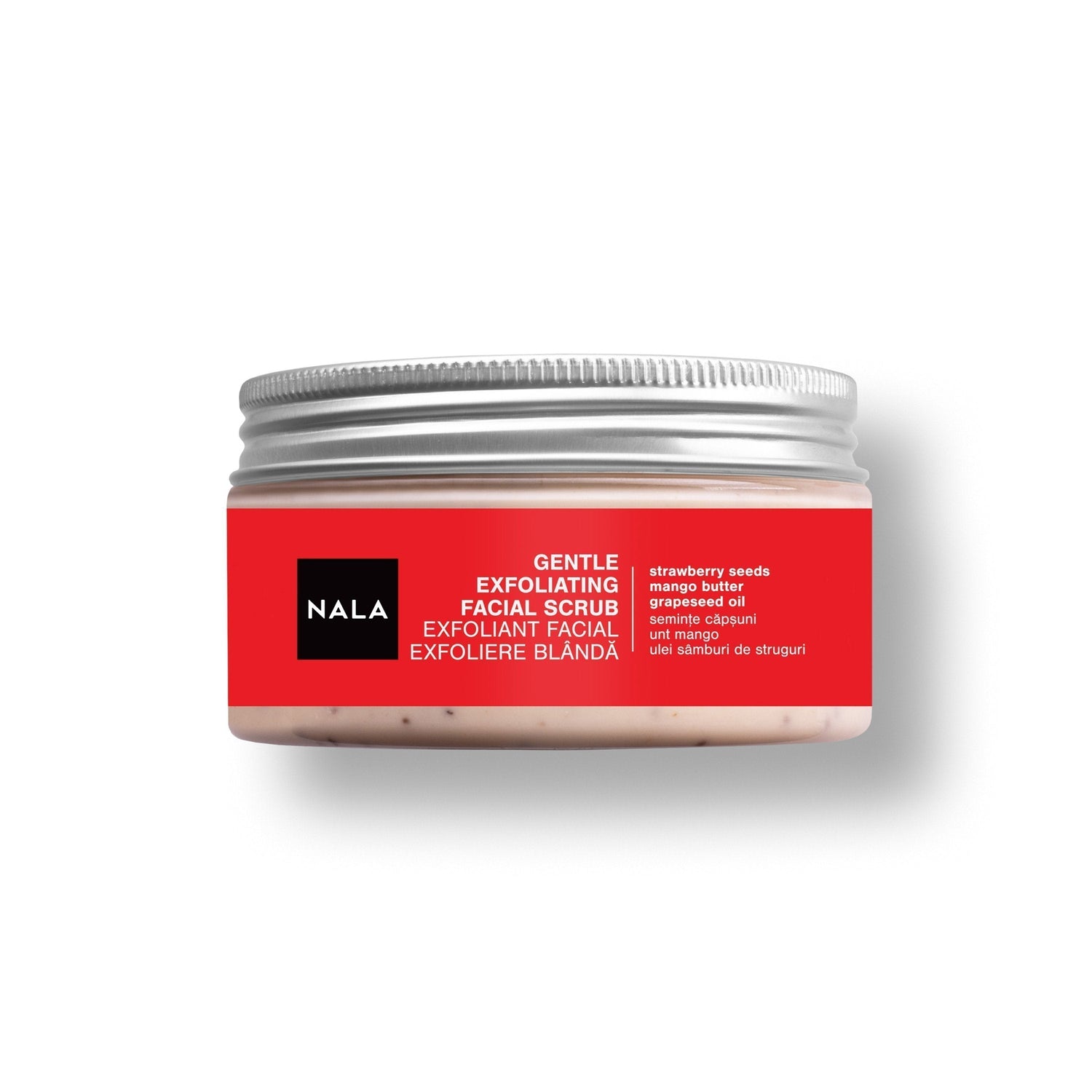 Exfoliant Facial - Exfoliere Blândă - Căpșuni &amp; Unt Mango