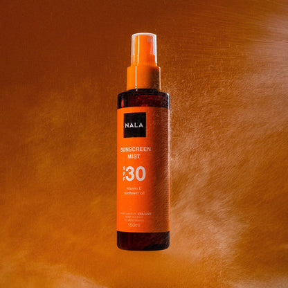 Spray Mist protecție solară SPF 30 - Vitamina E &amp; Ulei de Floarea-Soarelui
