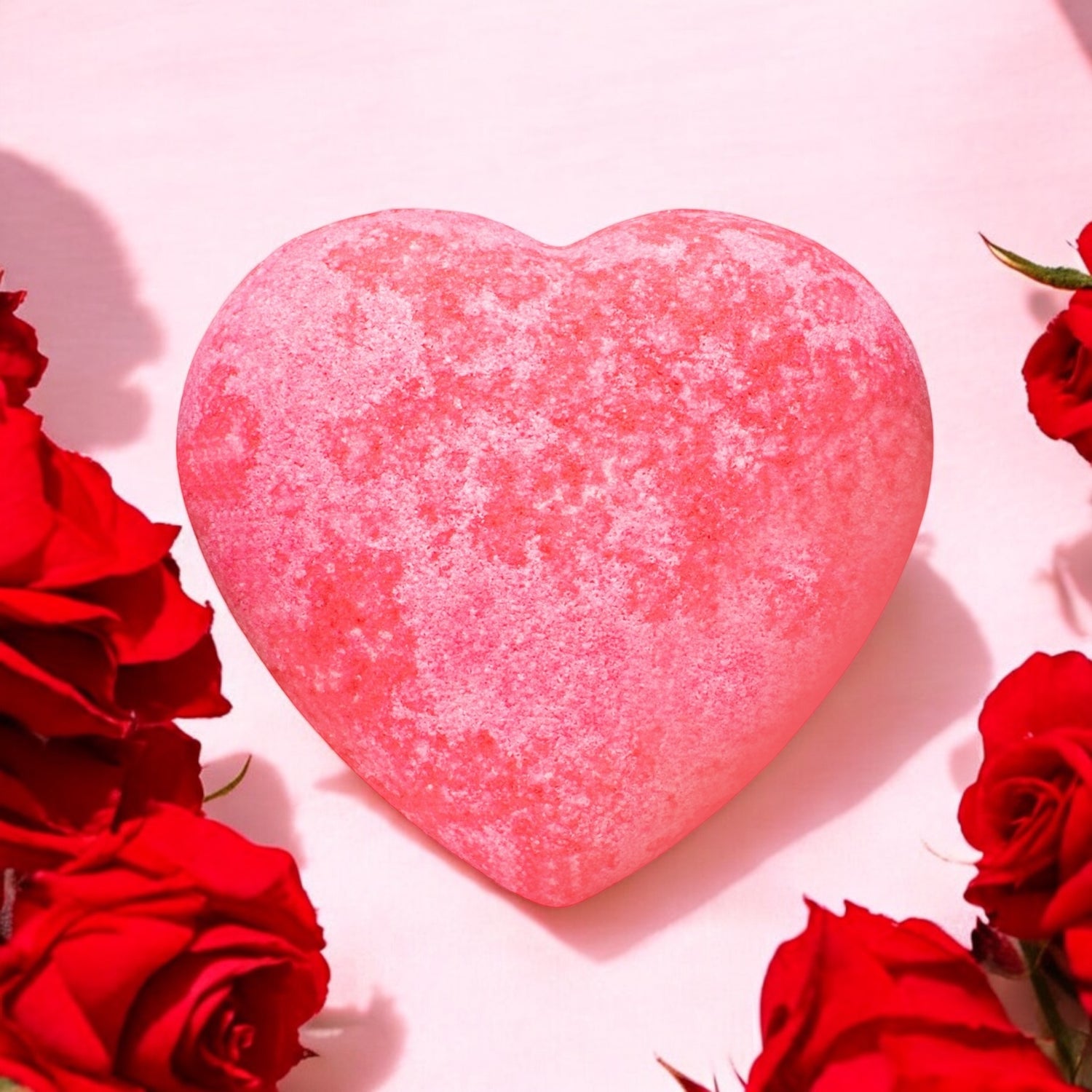 Bombă Baie Efervescentă Inimă - Struguri Roșii