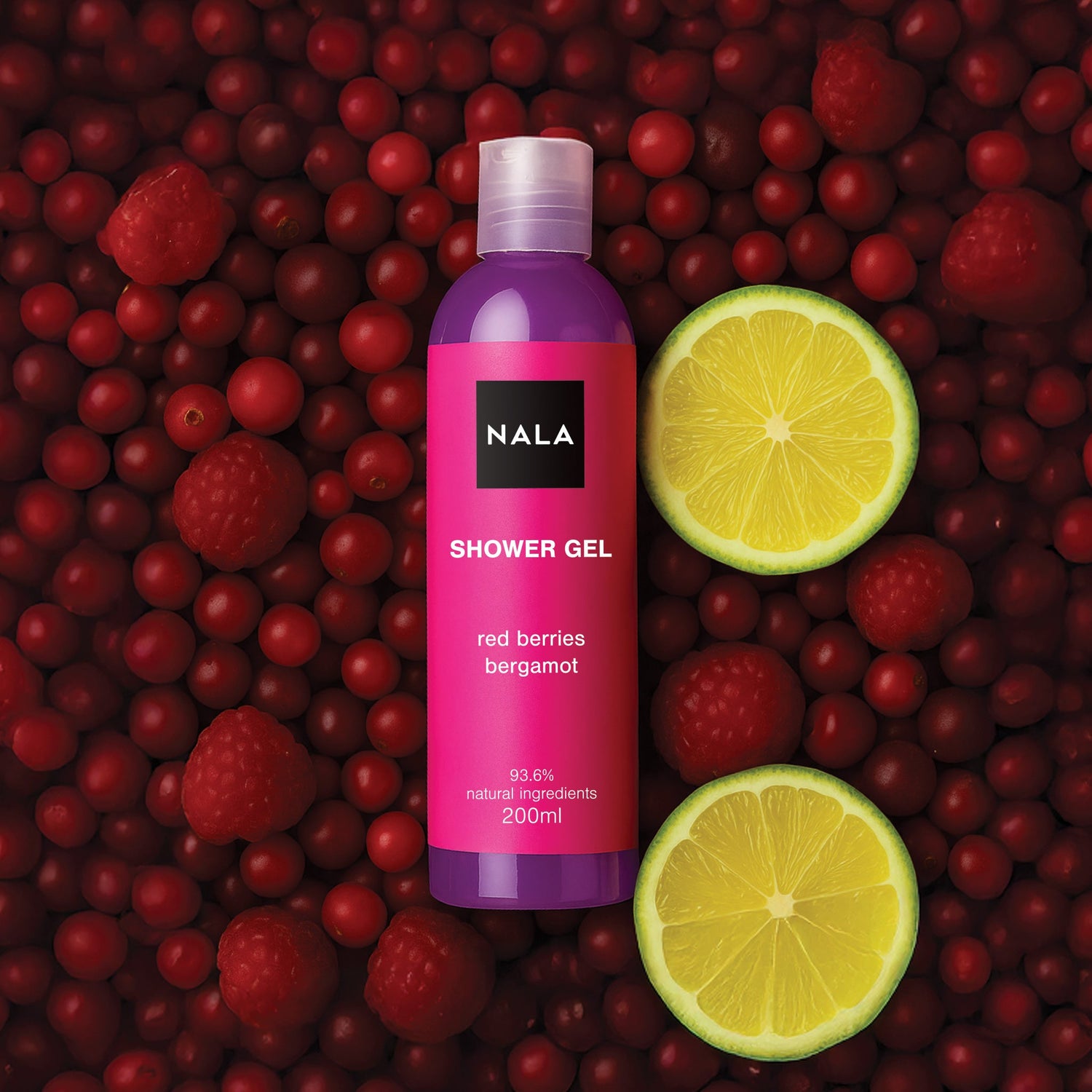 Gel de duș - Fructe de pădure &amp; Bergamotă
