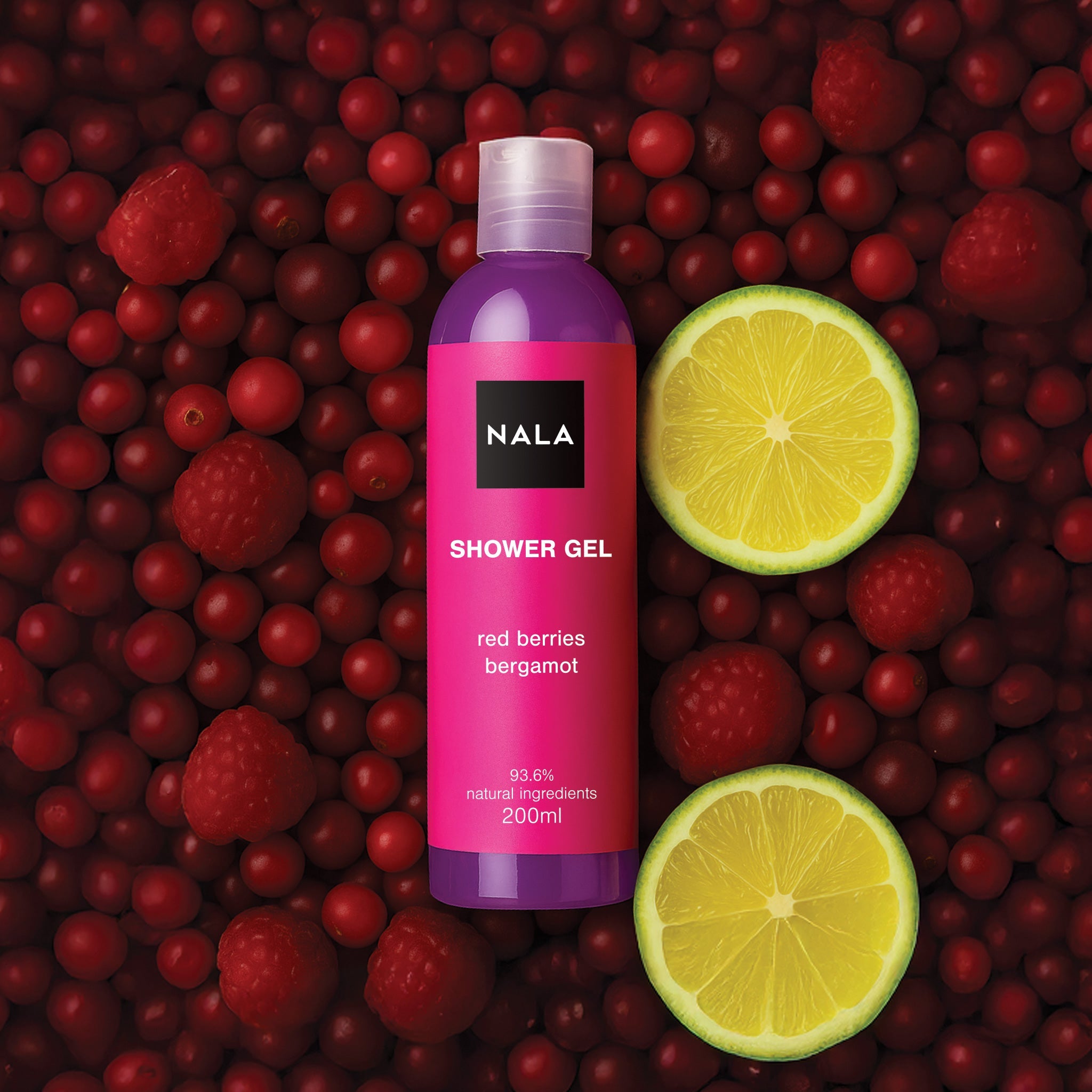 Gel de duș - Fructe de pădure &amp; Bergamotă