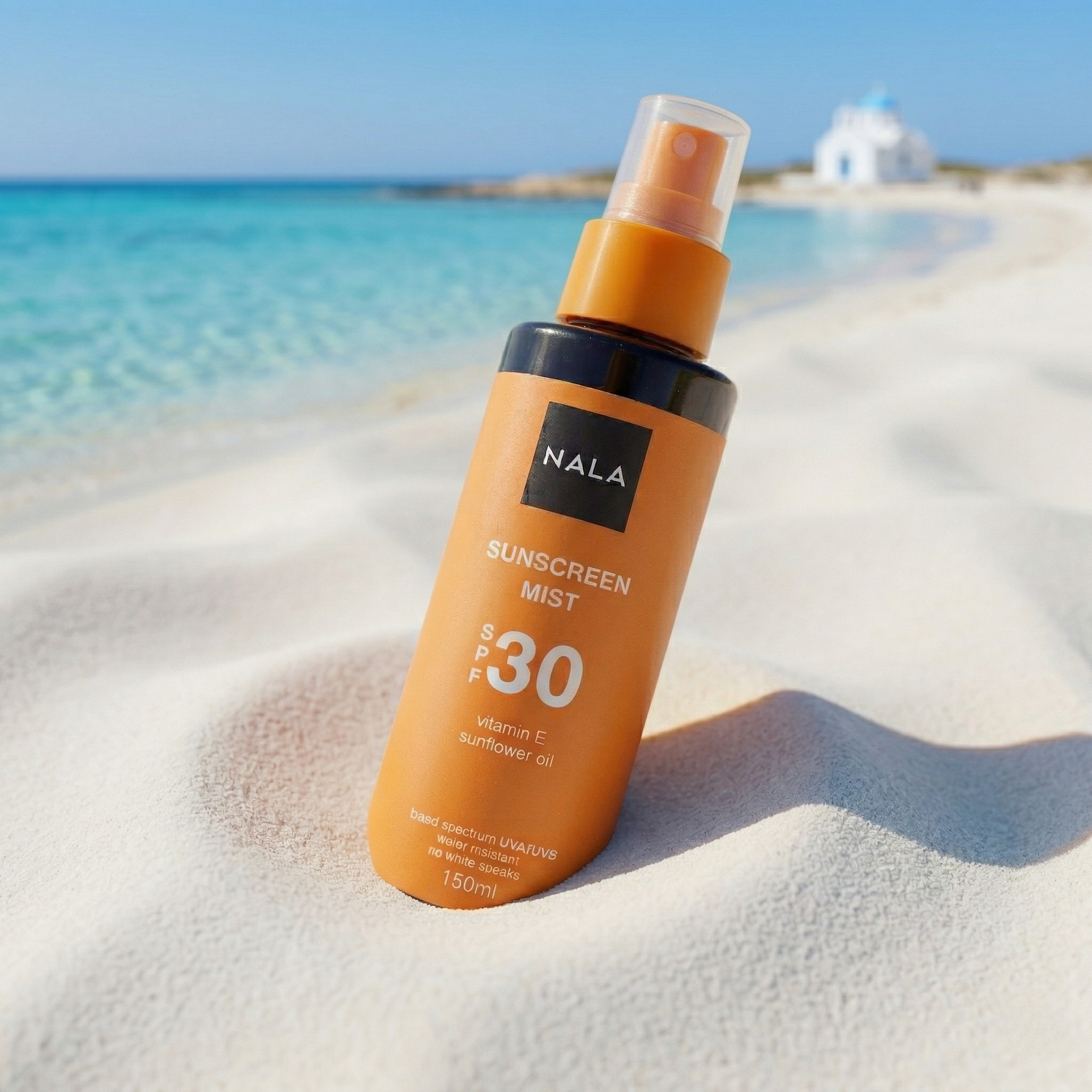 Spray Mist protecție solară SPF 30 - Vitamina E &amp; Ulei de Floarea-Soarelui