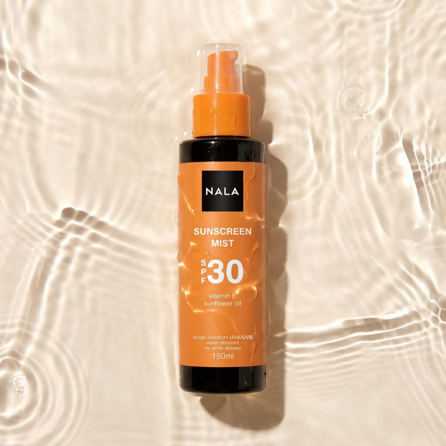 Spray Mist protecție solară SPF 30 - Vitamina E &amp; Ulei de Floarea-Soarelui